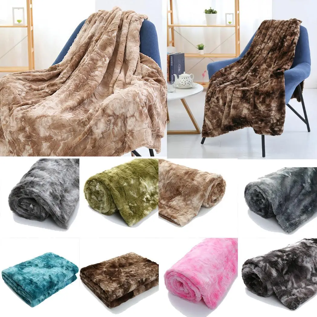 8 стилей всесезонное одеяло из искусственного меха мягкое домашнее супермягкое
