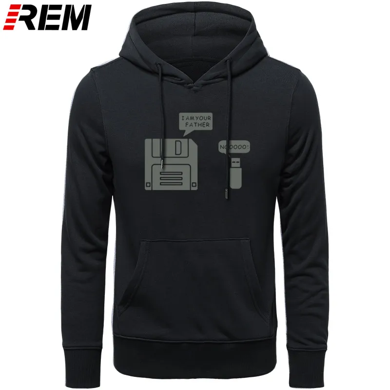 REM USB дискета я ваш отец мужские хлопковые с длинным рукавом юмором диск повседневные Camisetas Hombre мужские кофты с капюшоном, толстовки