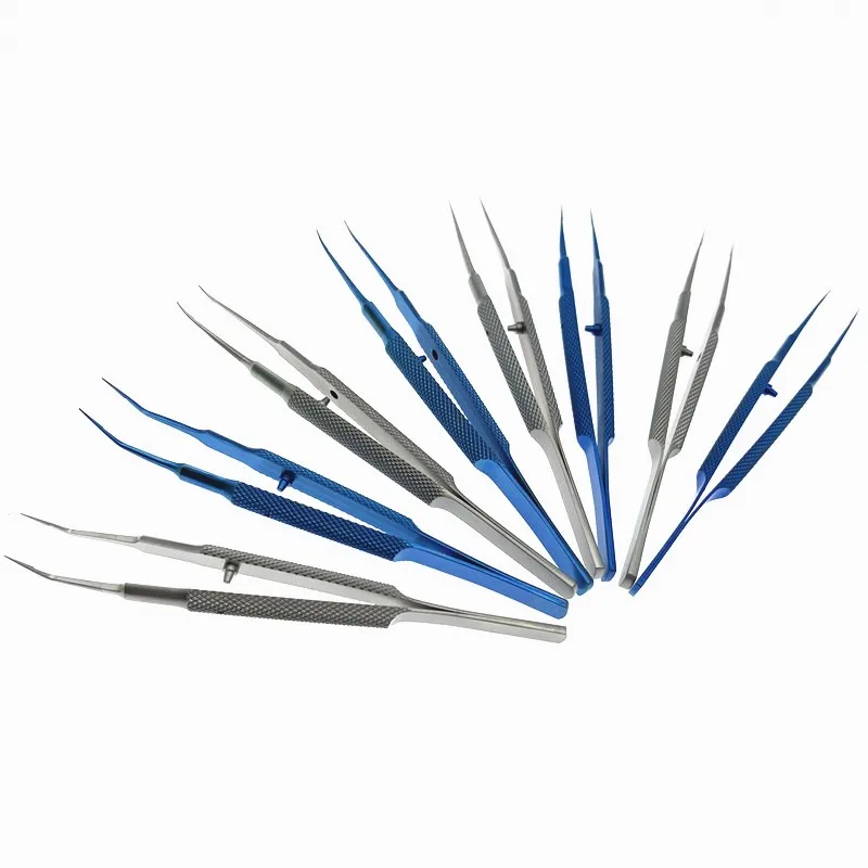 1 шт. 18 см Пинцет из нержавеющей стали/титана на платформе щипцы с круглой ручкой