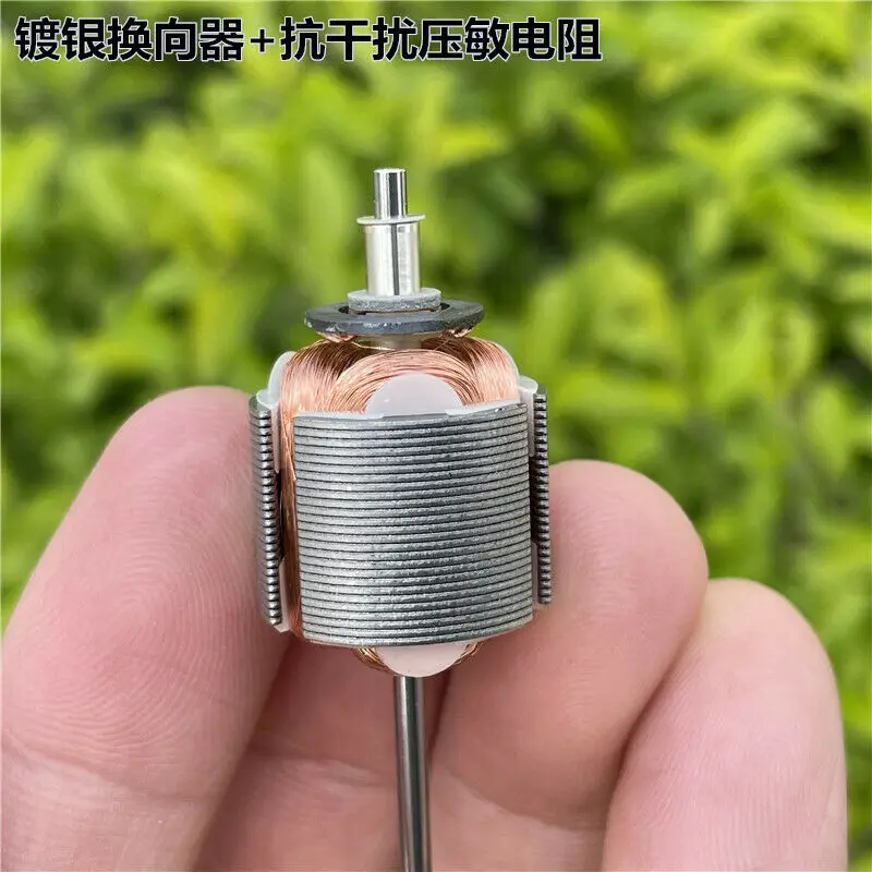 Микро 24 мм круглый RF 370CA 081050 DC 12V 24V 3750 об/мин металлической щеткой бесшумный