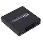 Цифровой преобразователь HD 1080P SCART HDMI-совместимый с HDMI преобразователь видео высокого разрешения Konverter ЕССША адаптер питания для HDTV HD