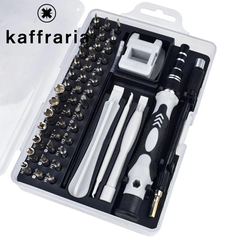 52 в 1 Набор отверток бит прецизионных ручки наборы магнитных шурупов ручные