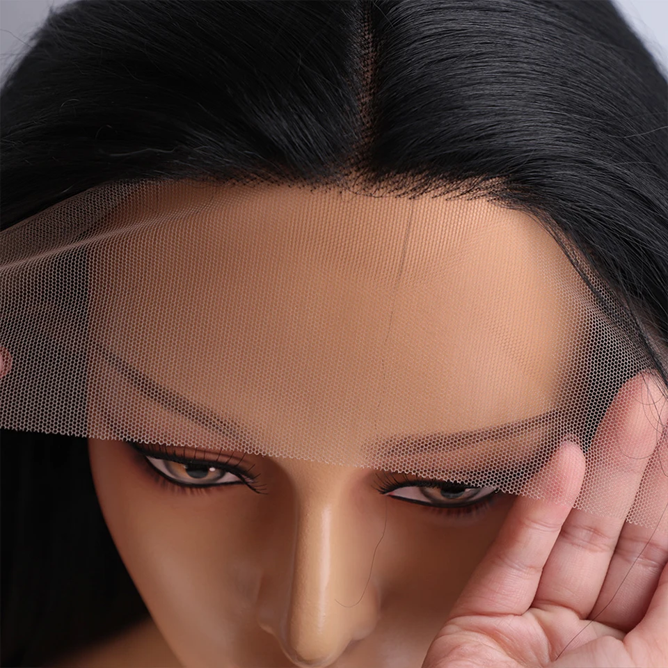 Изысканный внешний вид 13x4 парики из человеческих волос на сетке спереди парик