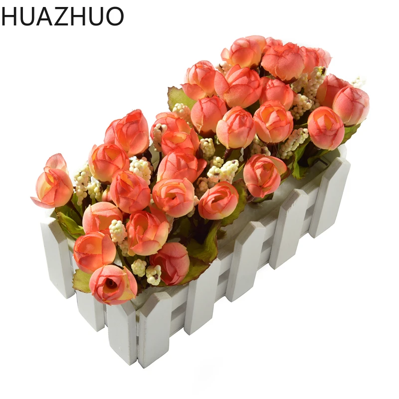 Искусственная чайная роза для свадебного декора искусственные цветы маленькое