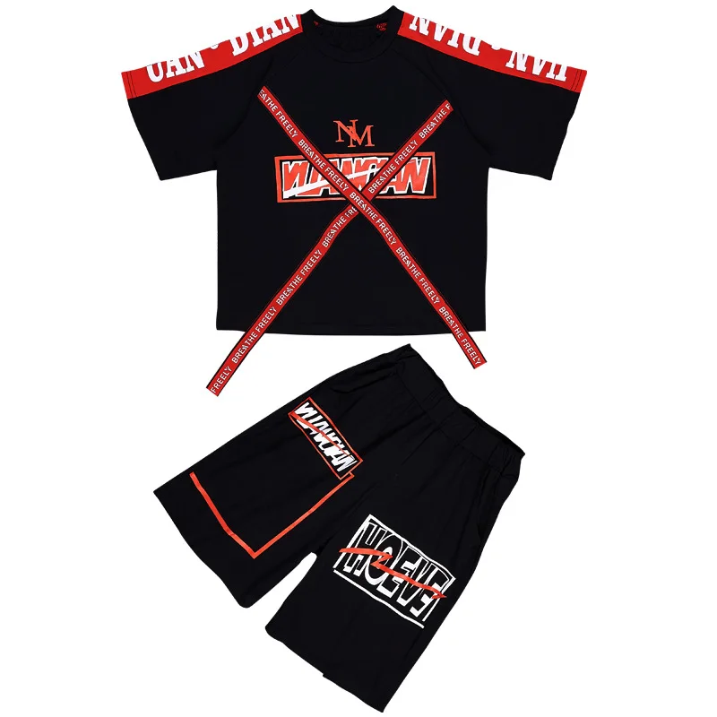 2019 Summer Toddler Baby Boys Clothing Sets Short Sleeve Korean Kids Clothes Set For Girls 3 4 5 6 7 8 910 12 Years | Детская одежда и