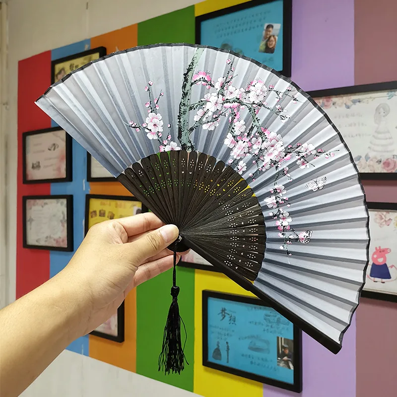 Веер бамбуковый складной в китайском стиле для лета 2021 | Дом и сад