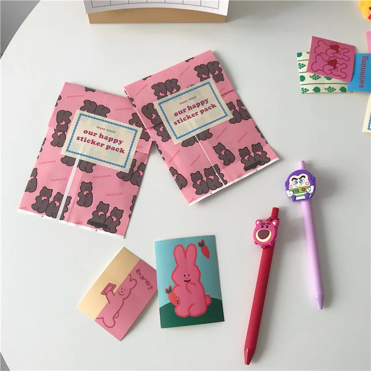 Водонепроницаемая декоративная наклейка SIXONE для блокнота 11 листов|Канцелярские