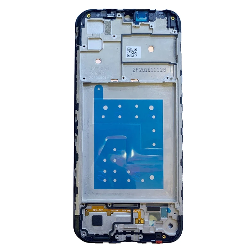 housing middle frame lcd bezel plate panel chassis for motorola moto e6s 2020 phone metal middle frame repair parts free global shipping