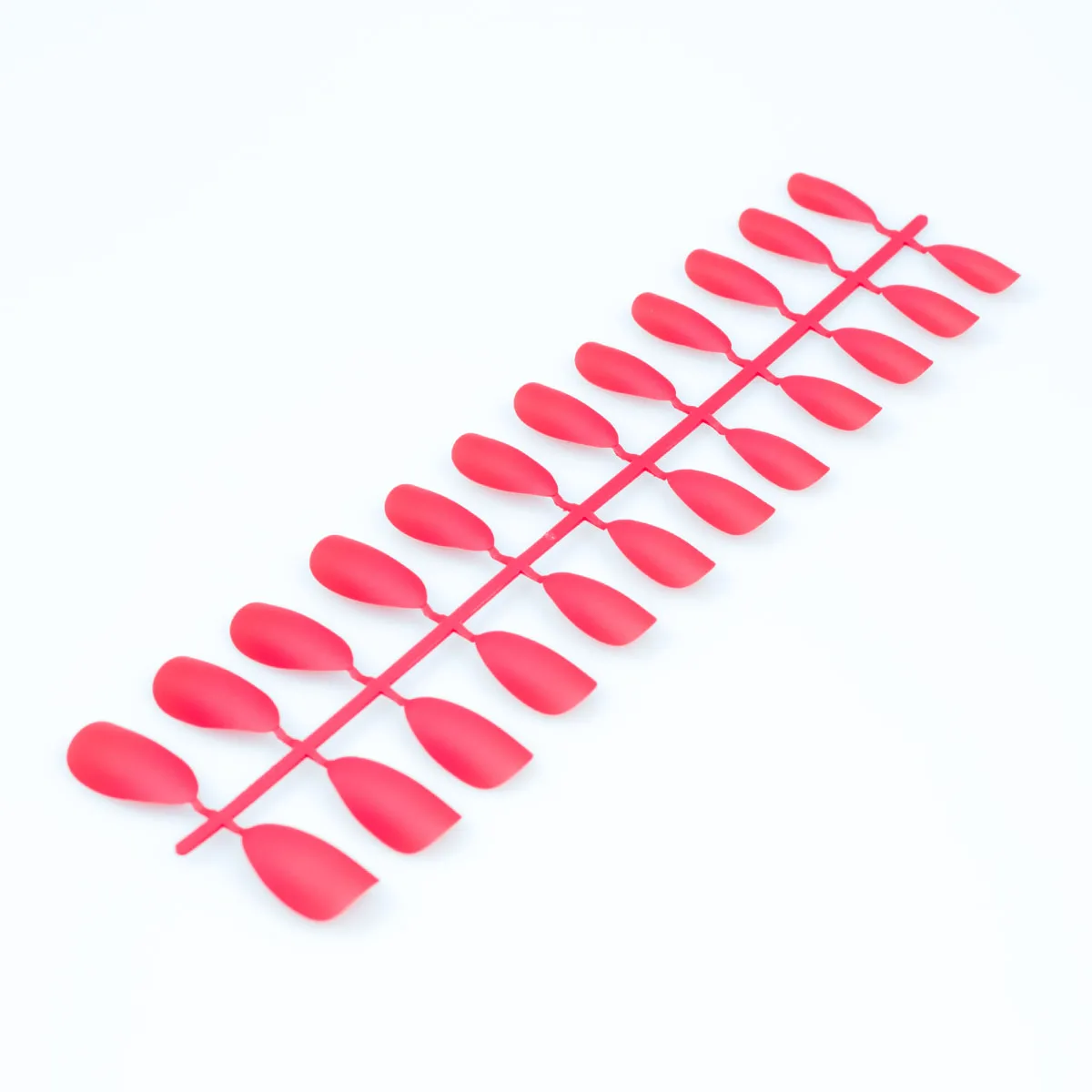 1 набор из 24 матовых наконечников для ногтей на шпильках нажмите ногти полное