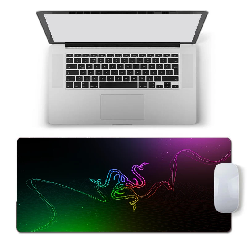 

Razer Design Print Anti-Slip New Arrival Customized Rectangular Rubber XXL Mouse Pad Computer PC Gaming Mat environmental