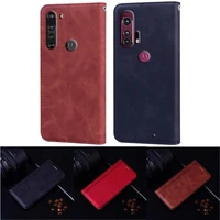 Phone Magnetic Flip Case For Motorola One Action Fusion Hyper Macro Vision Zoom Pro Moto Edge Plus Cover Leather Wallet Protect