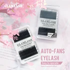 GLAMLASH 1 секунда, легкие в использовании накладные ресницы, авто веер, накладные ресницы, искусственная норка, ресницы, русский объем, мягкие ресницы