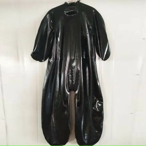 Ganzanzug Gummi латексная Униформа 100% Резина Косплей чистый черный Herren cosplay| |
