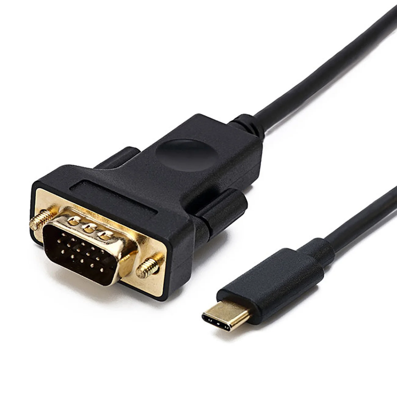 

USB C to VGA Cable Type C USB3.1 to VGA Adapter Cable Projector Monitor Converter for MacBook Pro Surface Book Computer TV
