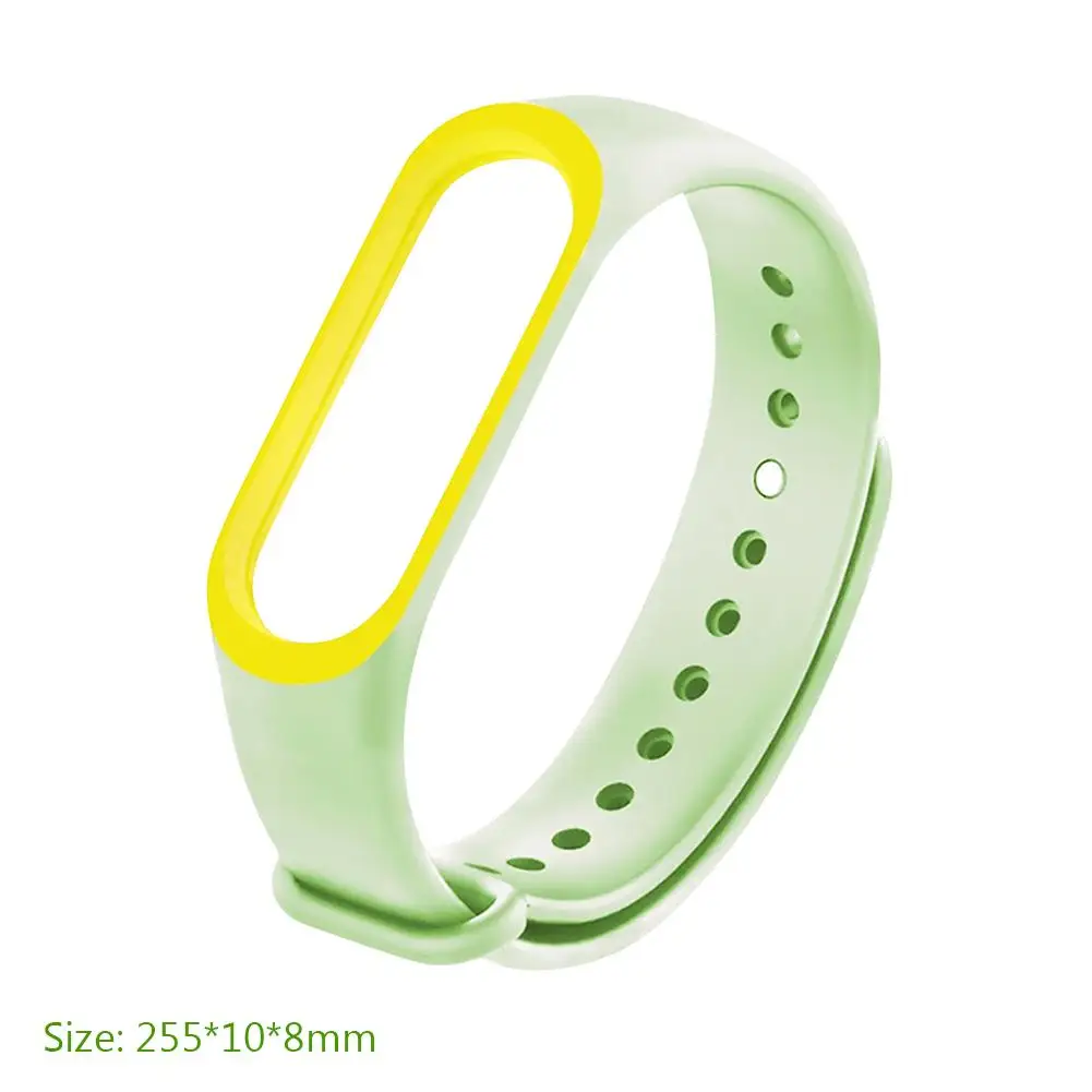 

Quality TPE Wrist Strap Replacement Luminous Silicone Soft Simplicity Fashion Durability for Watch Band Xiaomi Mi Band 3 4
