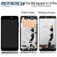 for bq aquaris x x pro original lcd display touch screen digitizer assembly replace parts for bq x pro lcd panel tactil