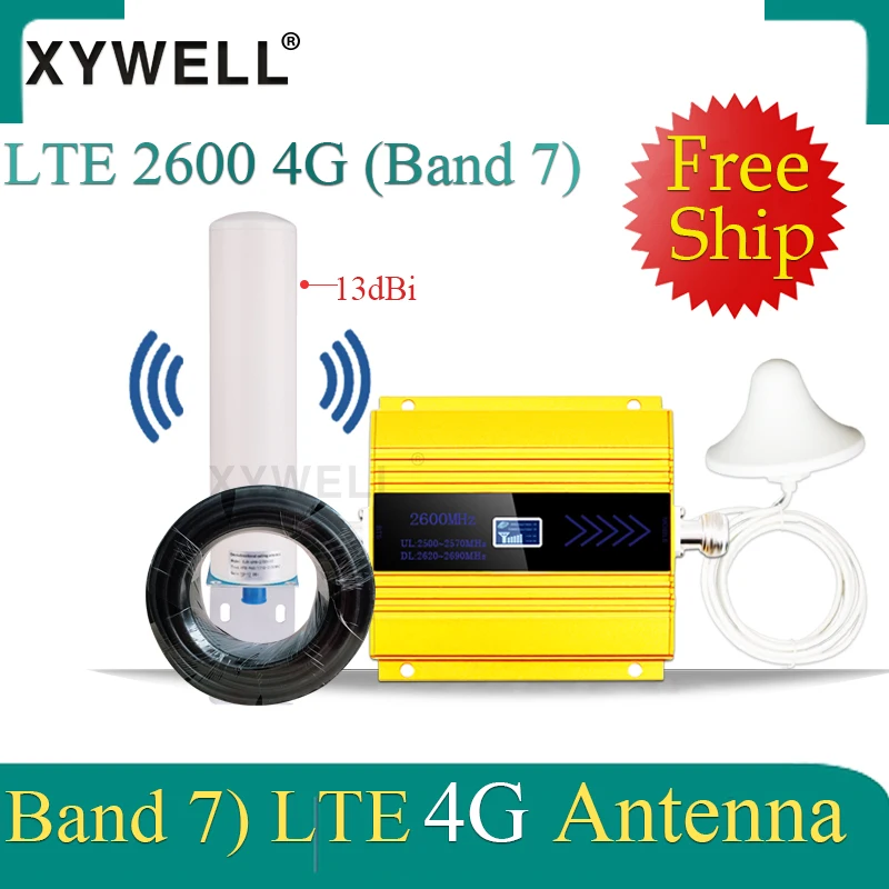 Усилитель сигнала 2600 МГц 4G FDD LTE мобильного Band7 сетевой ретранслятор сотового 4g