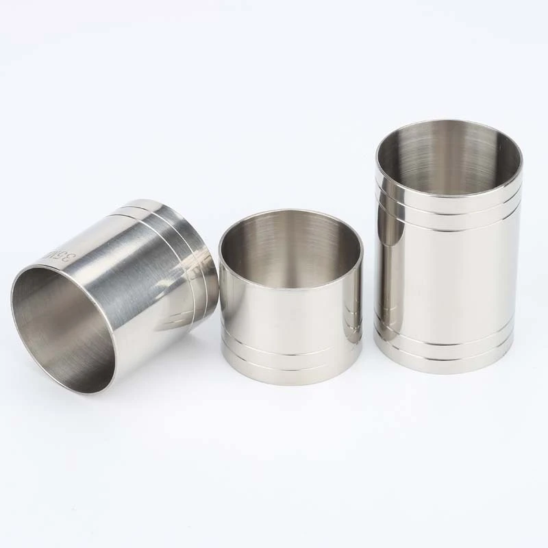 

Bar Measures Stainless Steel Shaker Measuring Cup Straight Cylindrical 25ML35ML50ML Measuring Cup Bar Bartending Tools