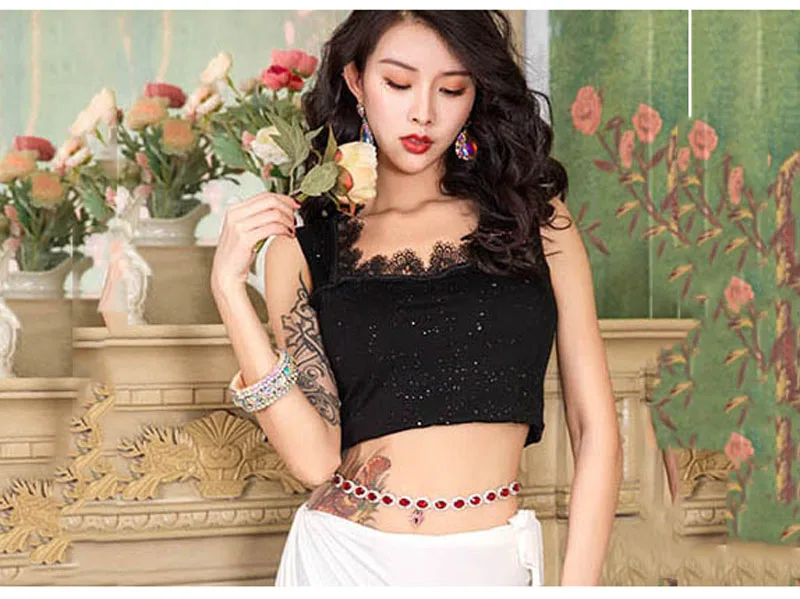 

New belly dance costume belly dance sexy top bellydance long skirt oriental dance show costume set free shipping