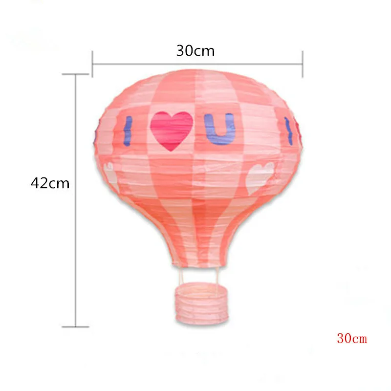 12 ✰ см Радужный фонарь горячий воздух воздушные шары бумажный для детей день