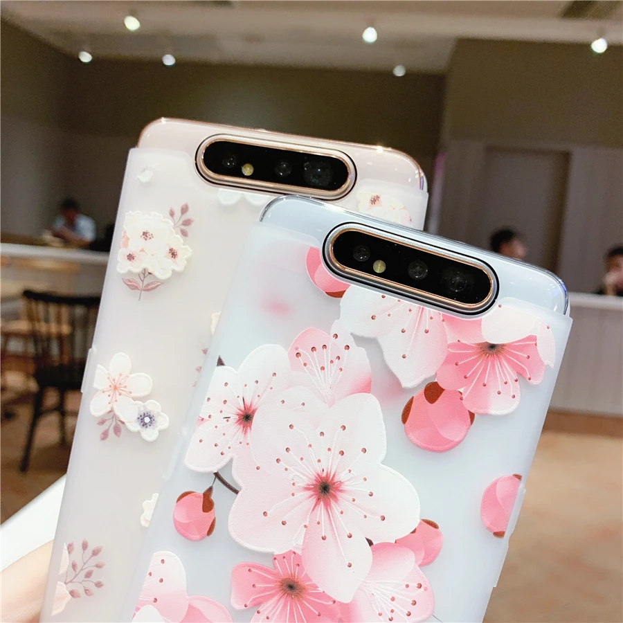 3D Чехол книжка с выбитым рисунком цветка чехол для телефона Samsung Galaxy Note10 S10 S9 S8