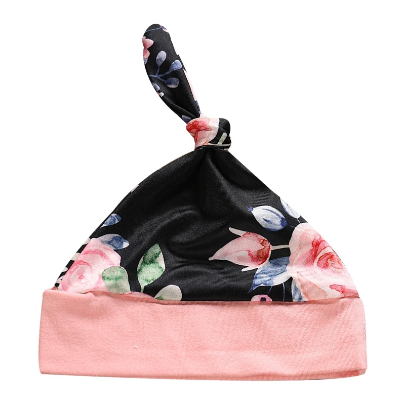 

Newborn Infant Baby Girls Clothes Set Long Sleeve Bodysuit Pants Hat Toddler 3Pcs Outfits Baby Cute Flower Pattern Clothing Set