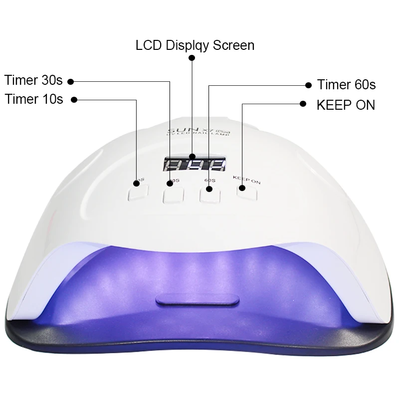 84/54/24W светодиодный светильник для лака ногтей Сушилки двойной ручной 42/36 штук