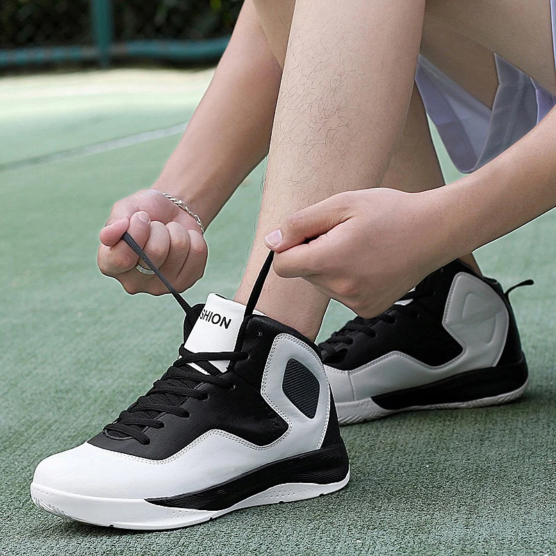 

Large Size Men Shoes Autumn And Winter New Outdoor Sports Shoes Basketball Shoes 46 47 Foot Volleyball Sports Shoes Men Boots