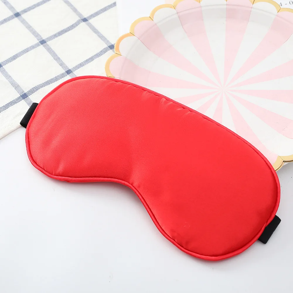 

Women Men Soft Sleeping Mask Eyeshade Eye Cover Travel Solid Eyelashes Blindfold Travel Accessories