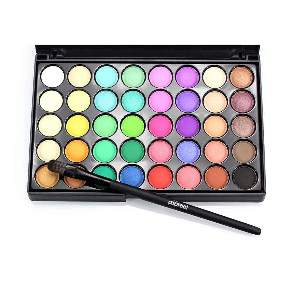 

40 Colors Matte Pearl Shimmer Eyeshadow Palette Eye Shadow Makeup Powder Tint Pigment Portable Makeup Tools