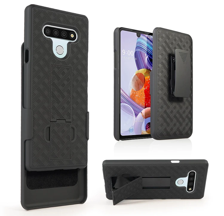 

High Quality PC Kickstand Phone Case For Stylo 6 Mobile Phone Cover customize phone case