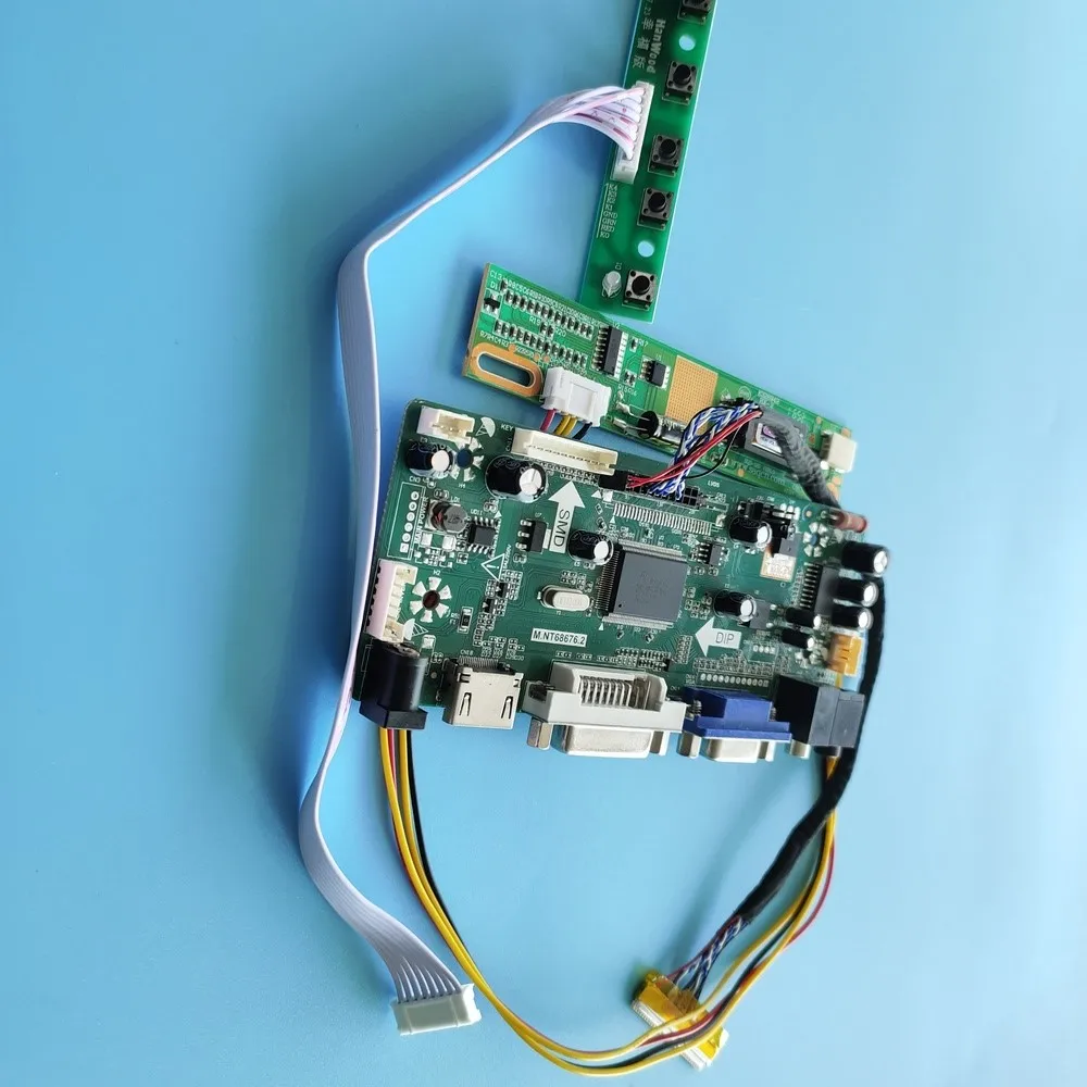 

Kit for LP141WX1(TL)(E3)/(TL)(E4)/(TL)(E6)/TL)(G1) panel 1280X800 Controller Board moitor HDMI+DVI+VGA LCD 30pin Audio 14.1"