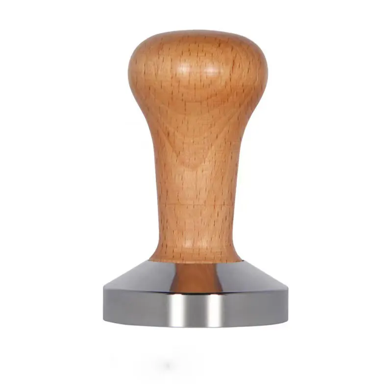 Пресс для кофе-порошка из нержавеющей стали с деревянной ручкой | Дом и сад