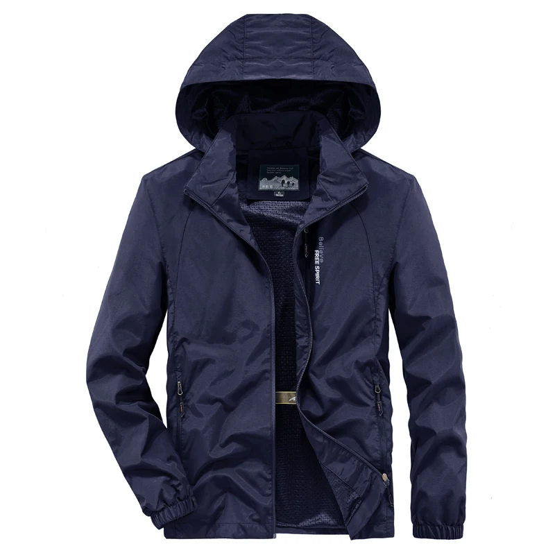 Новинка 2022 осенне-Весенняя Мужская ветрозащитная куртка в стиле милитари