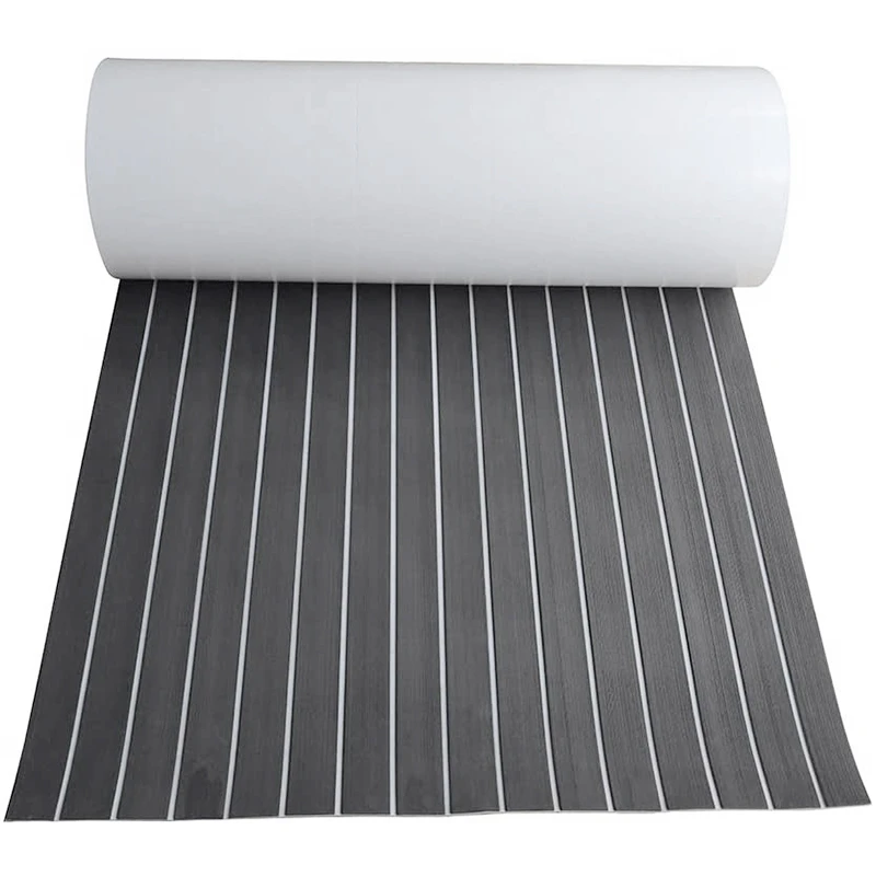 

Self-Adhesive EVA Foam Teak Decking Yacht Marine Flooring Synthetic Boat Floor Mat 2400X600X6mm