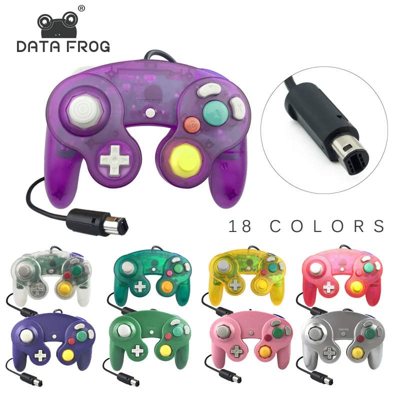 Классический проводной контроллер джойстика Джойстик Геймпад для NAND для Gamecube контроллер для wii вибрационная игра