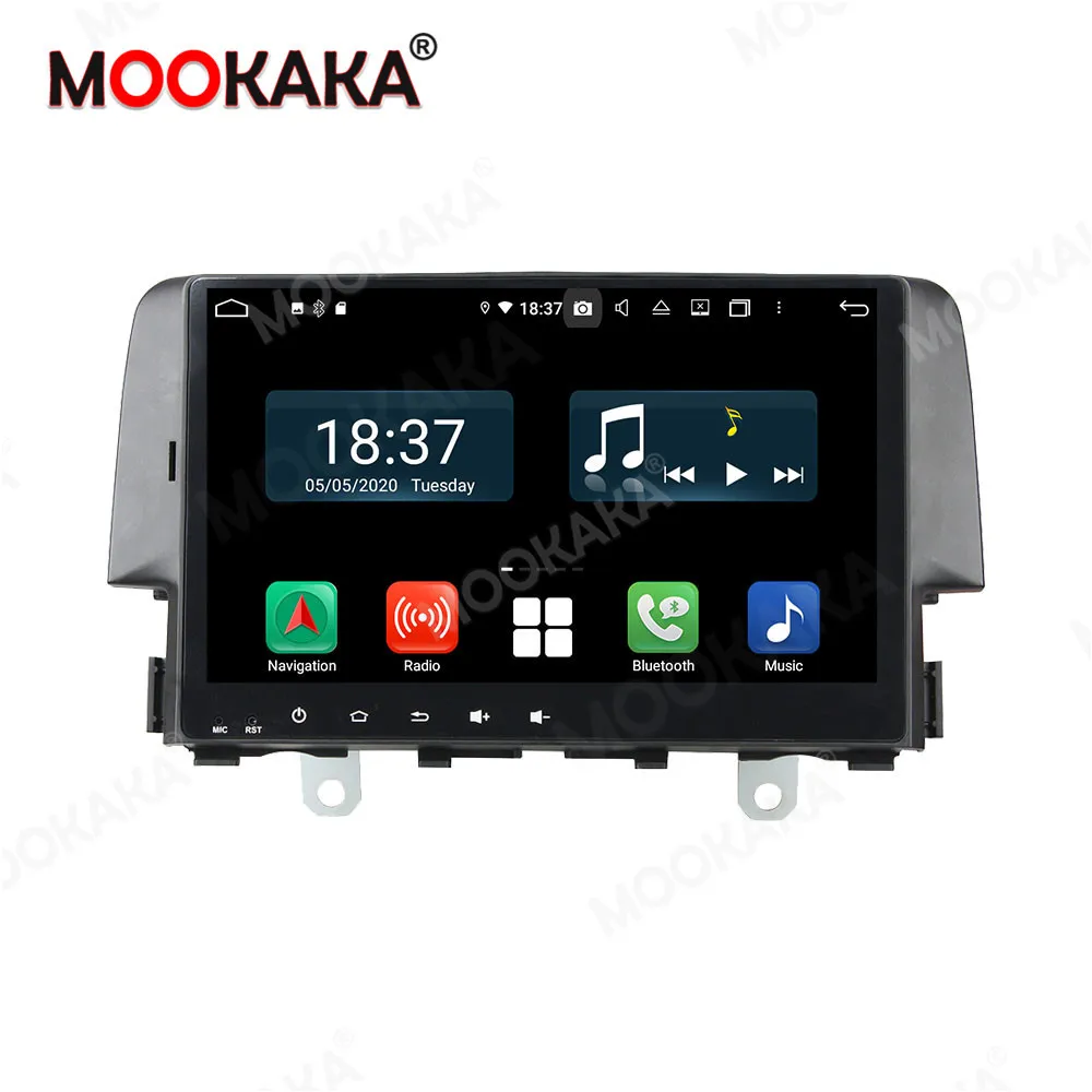 Carplay 4 + 64 ГБ Android 2016 навигация для honda civic автостерео головное устройство