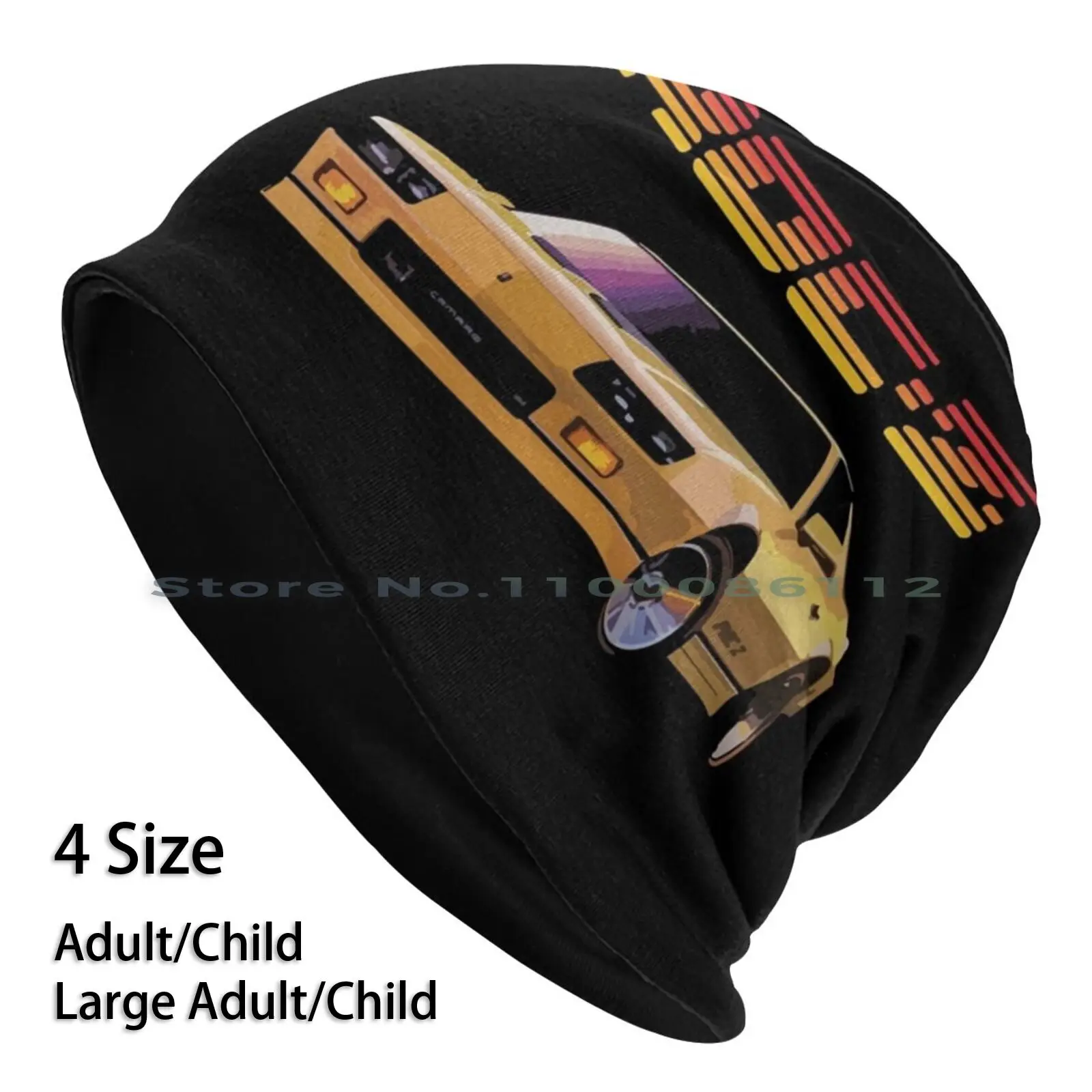 

Camaro Iroc-Z Z28 Retro 80's Car Beanies Knit Hat Chevy Camaro Iroc Z Vintage Classic Car 80s Retrowave Retro Wave South Beach