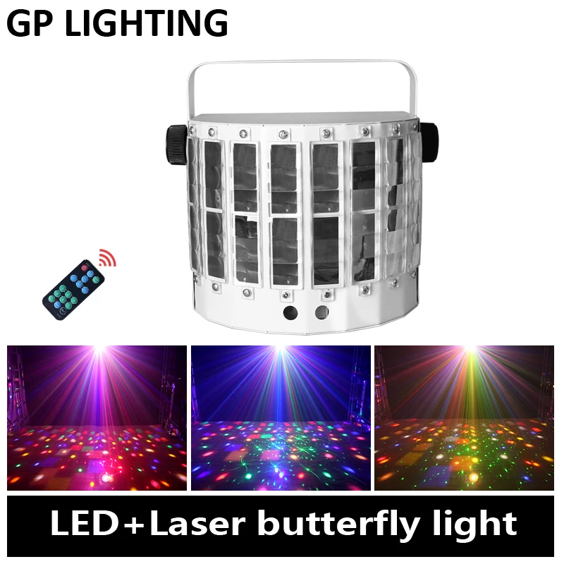 LED colorful Laser butterfly light remoter control DJ disco laser light Sound Control magic ball light for bar party
