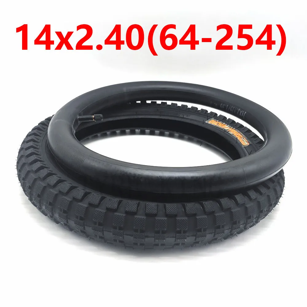 

14 Inch Bicycle Tyre 14x2.4(64-254) Inner and Outer Tire for Kids Bike Children's Bicycle Parts