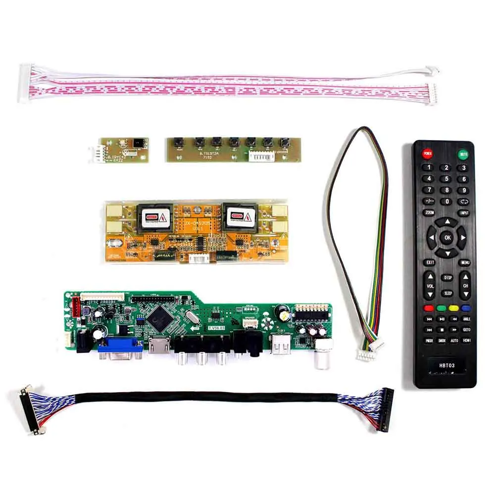 Latumab Board Kit for M190A1-L0A / M190A1-L0B M190A1-L0C LCD LED 19&quot Screen Controller Driver 1440×900 TV+HDMI+VGA+USB | Компьютеры и