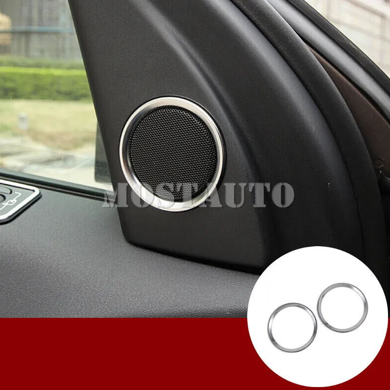 

For Land Rover Discovery Sport Inner Car Door Audio Speaker Cover Trim 2015-2019 2pcs Car Accessories Interior Car Decor