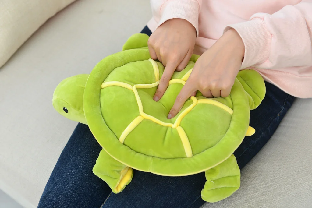 Green Big Eyes Turtle Plush Toys Tortoise Animals Dolls Doll Soft Stuffed Animal Cushion for Children | Игрушки и хобби