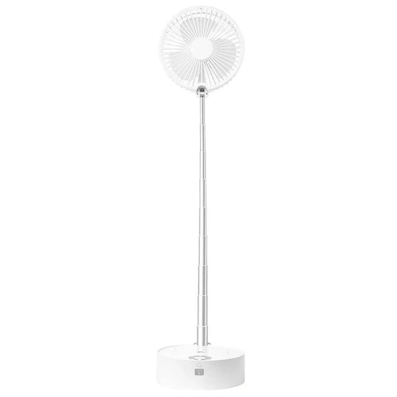 

Portable Fan Oscillating Fan,Small Standing Up Floor Fan,Rechargeable Table Fan Quiet with Remote Night Light