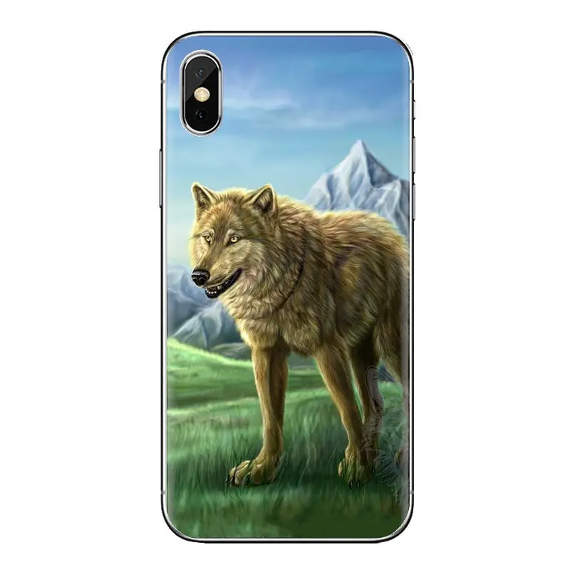 Для huawei G7 G8 P7 P8 P9 P10 P20 P30 Lite Mini Pro P Smart Plus 2017 2018 2019 силиконовая сумка чехол Wolfs Rain