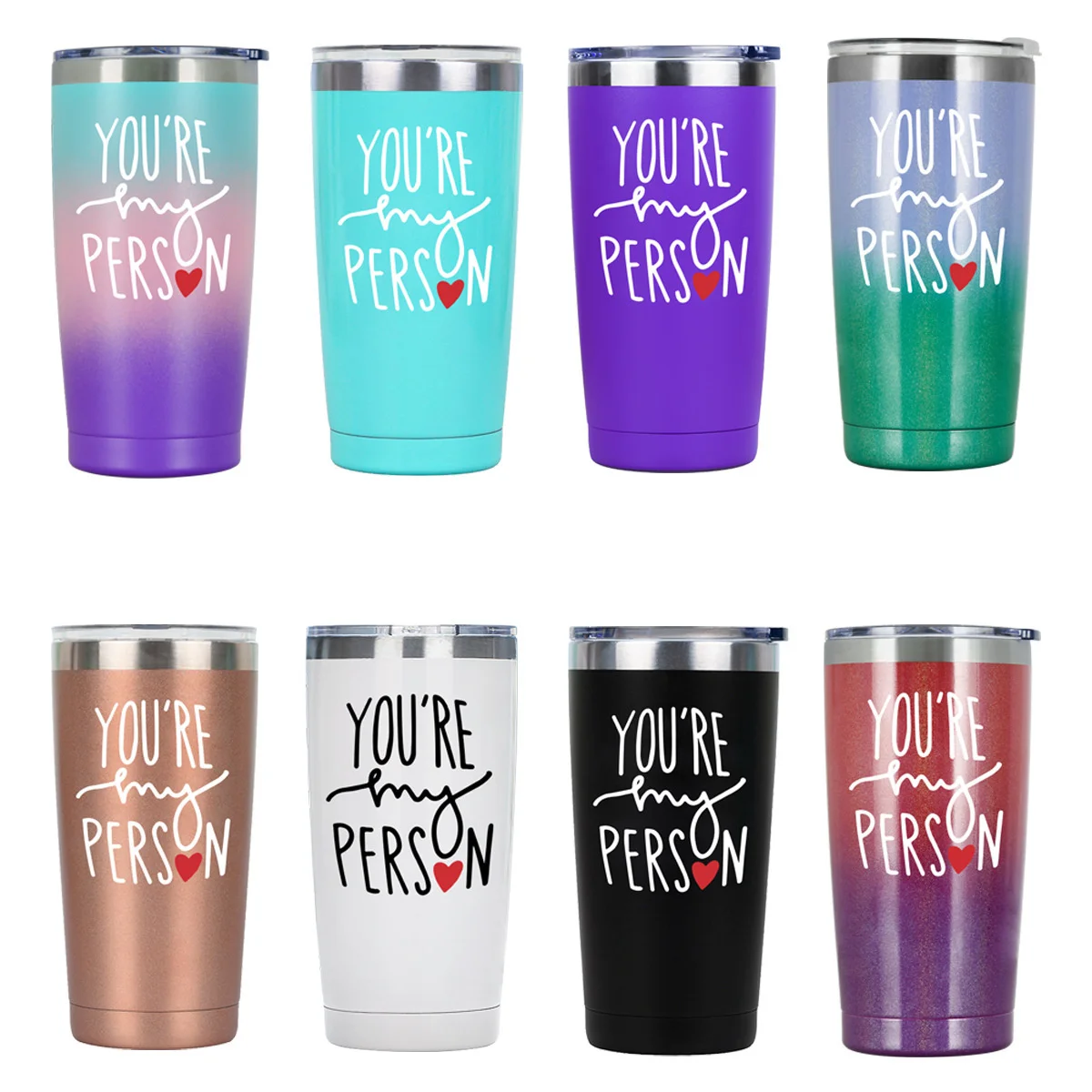 

Персонализированная чашка You Are My Person, термокружки для холодного пива, воды, термос, термос из нержавеющей стали, термобутылка, посуда для нап...