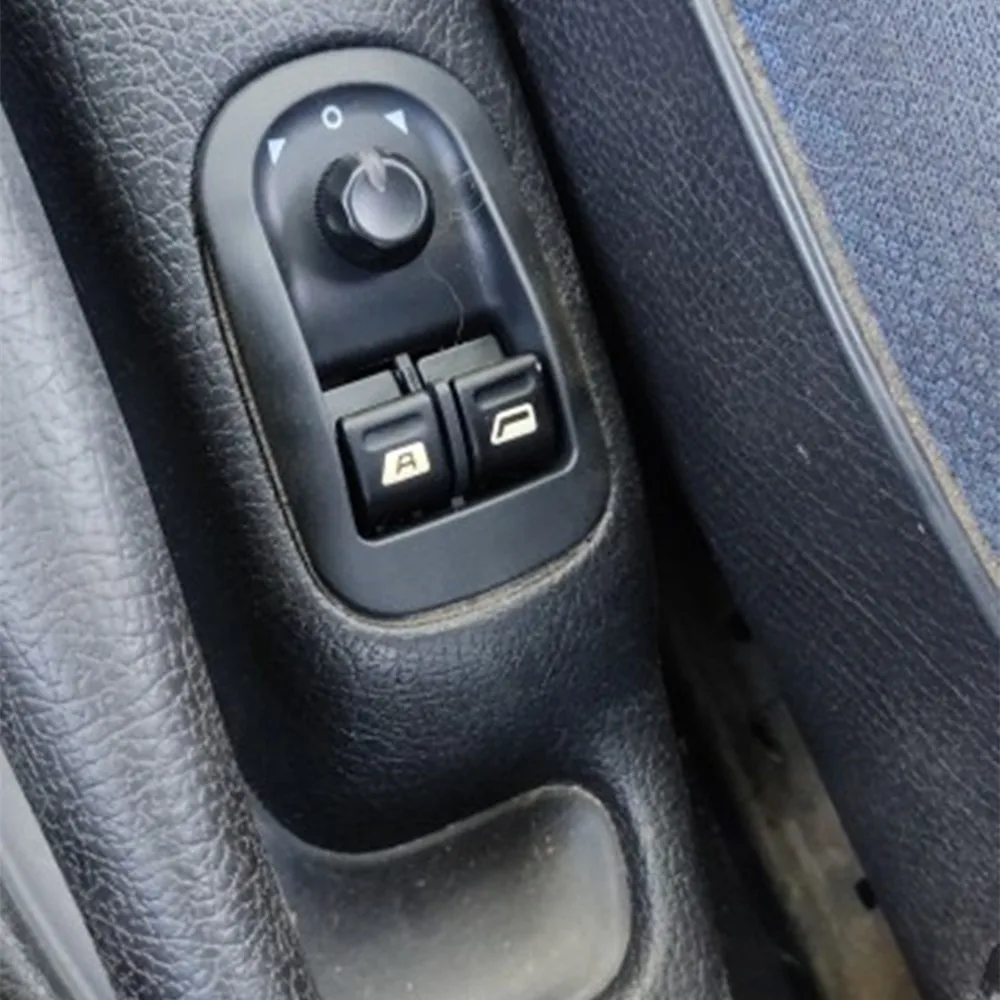 

6554.WA 6554.WH 6554.58 Electric Power Window Switch Mirror Button Control Fit for PEUGEOT 206 Black