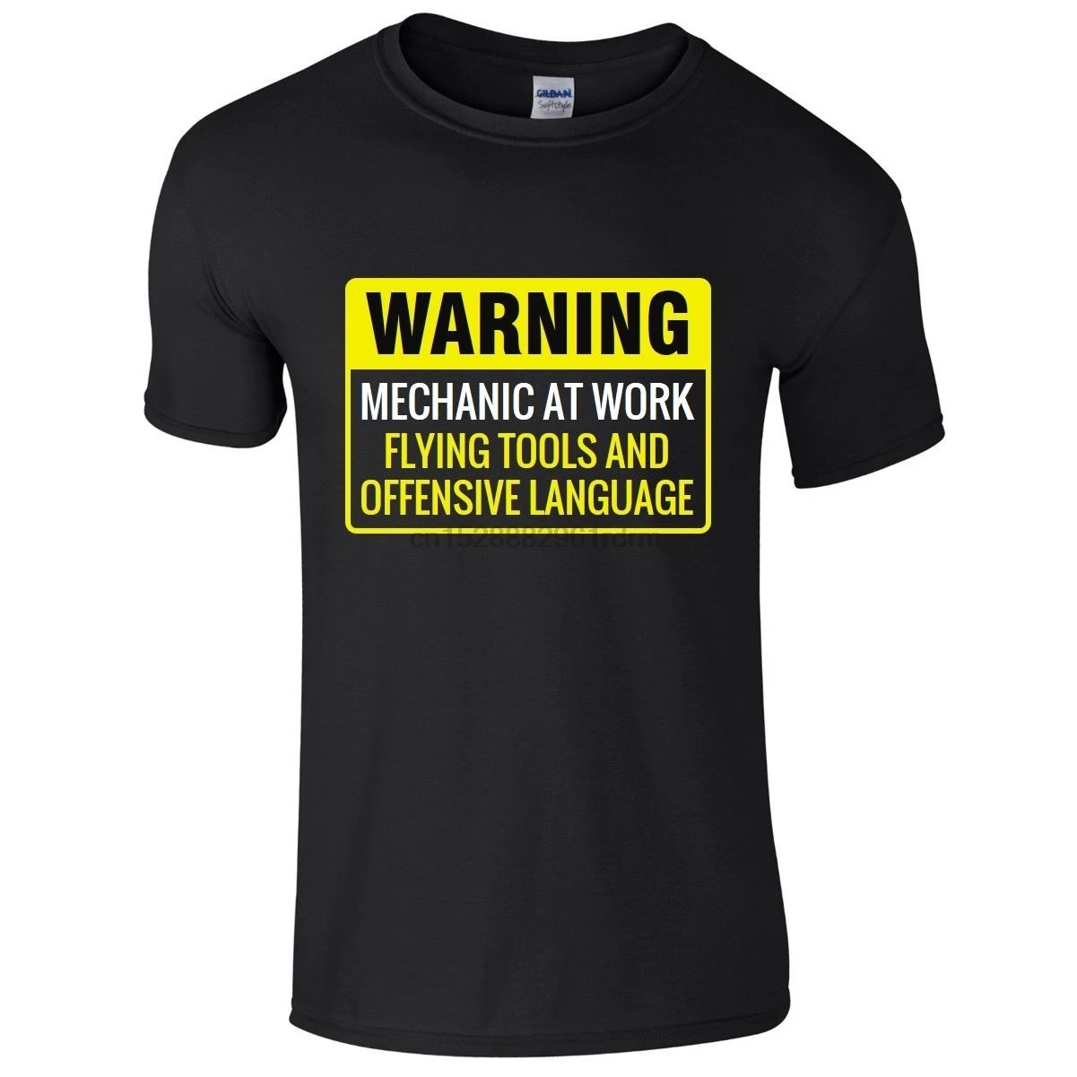 

WARNING MECHANIC AT WORK Mens T-Shirt S-3XL Funny Printed Novelty Joke Top Comfortable t shirtCasual Short Sleeve TEE