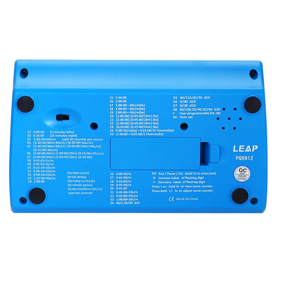 LEAP PQ9912 профессиональные цифровые Шахматные Часы Таймер обратный отсчет Новинка