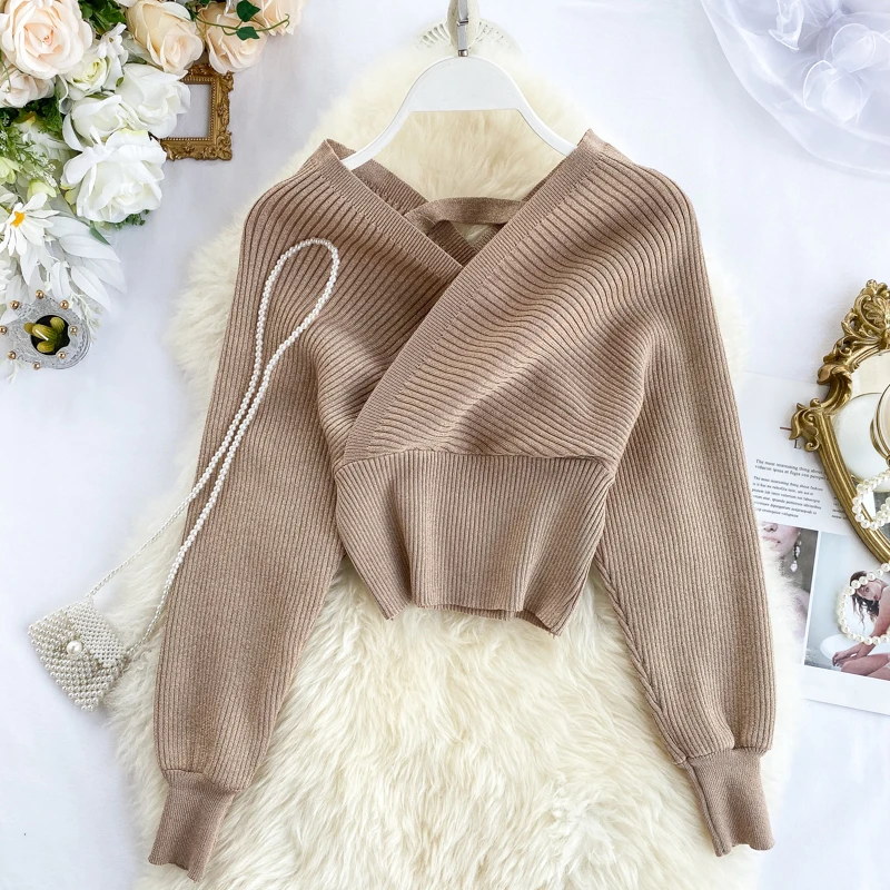 

2020 New Arrival Hot Winter Sweater for Ladies Elegant Fashion Simple Solid Multi Colors Elegant Warm Comfort Light Cardigans